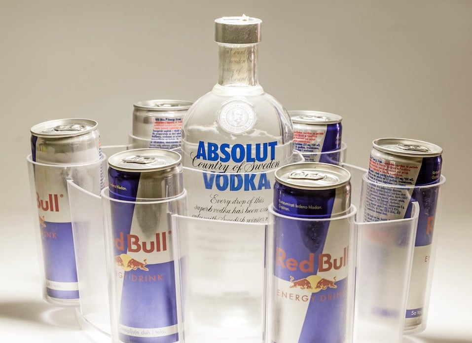 Absolut Vodka and Red Bull