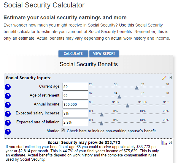 Social Security Retirement Chart By Age