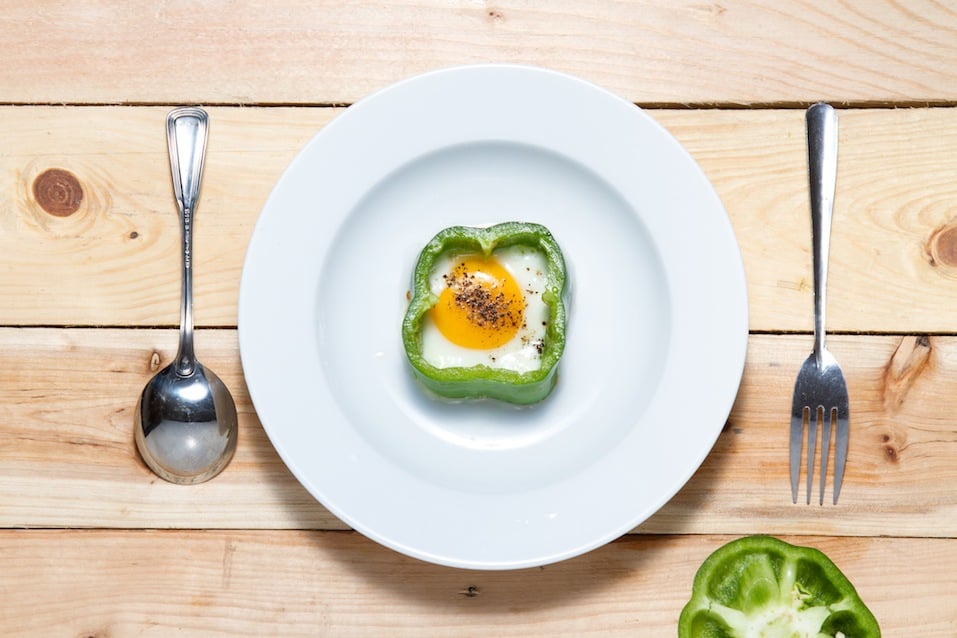 egg in pepper