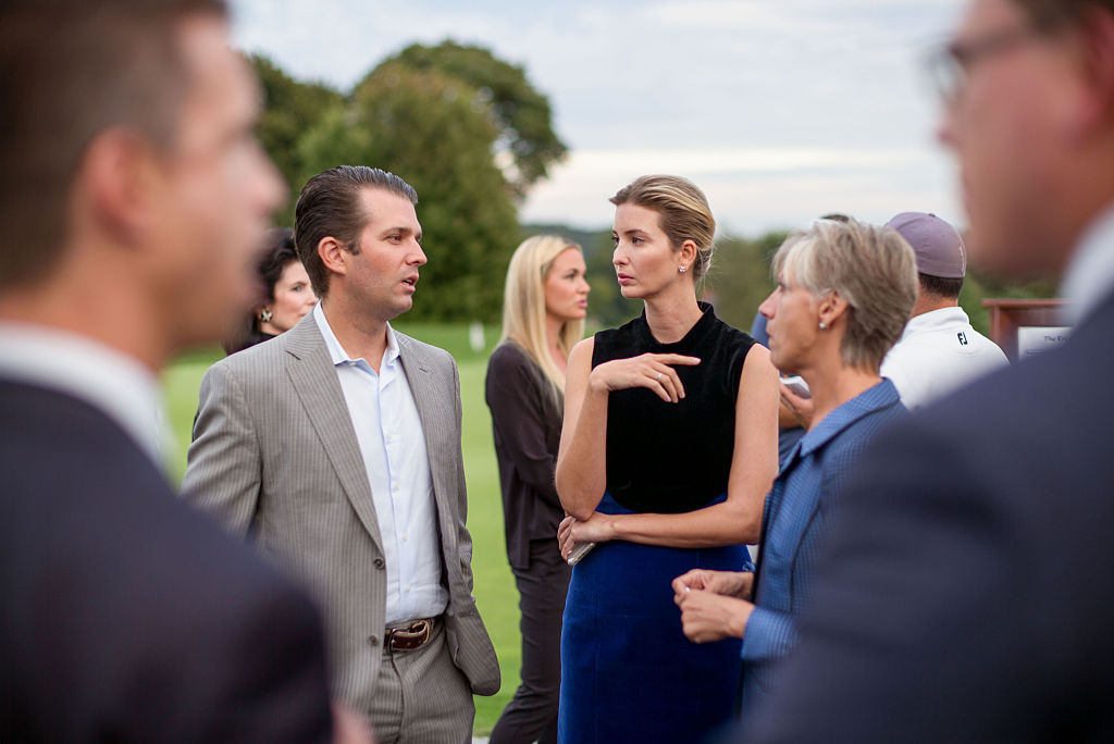 Ivanka Trump with brother Donald Trump Jr. |