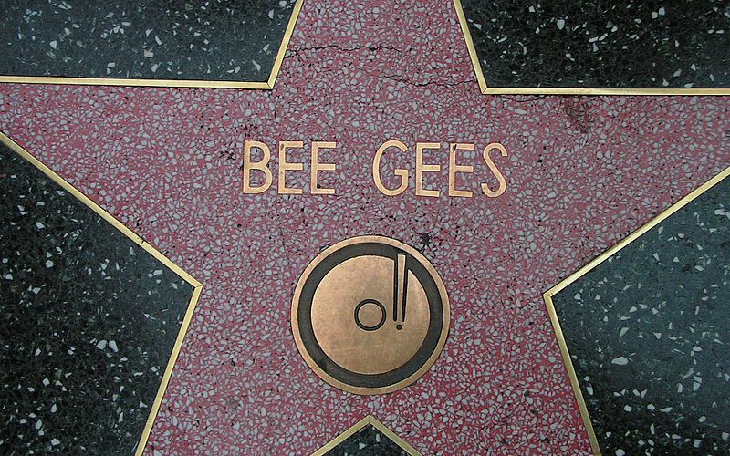 Bee Gees Walk of Fame star