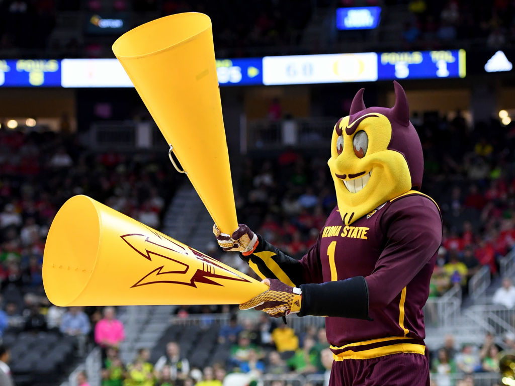 Arizona State Sun Devils mascot Sparky the Sun Devil