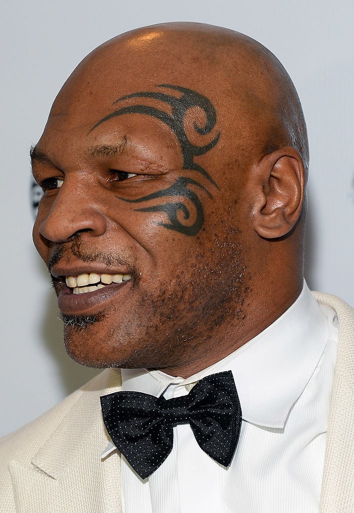 Former boxer and inductee Mike Tyson