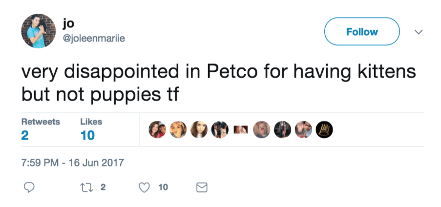 Petco complaint