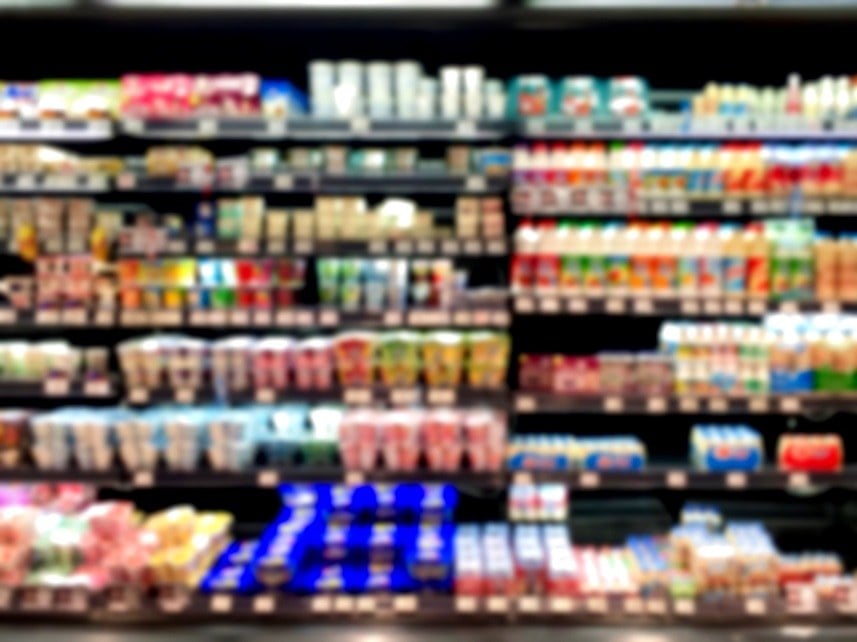 Supermarket shelf