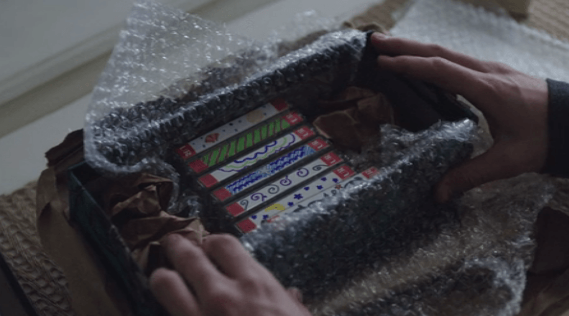 A box of cassette tapes in 13 Reasons Why