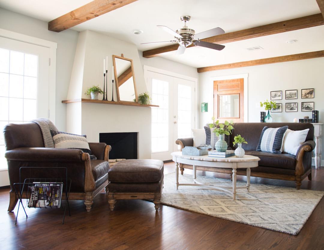 living room with clean lines