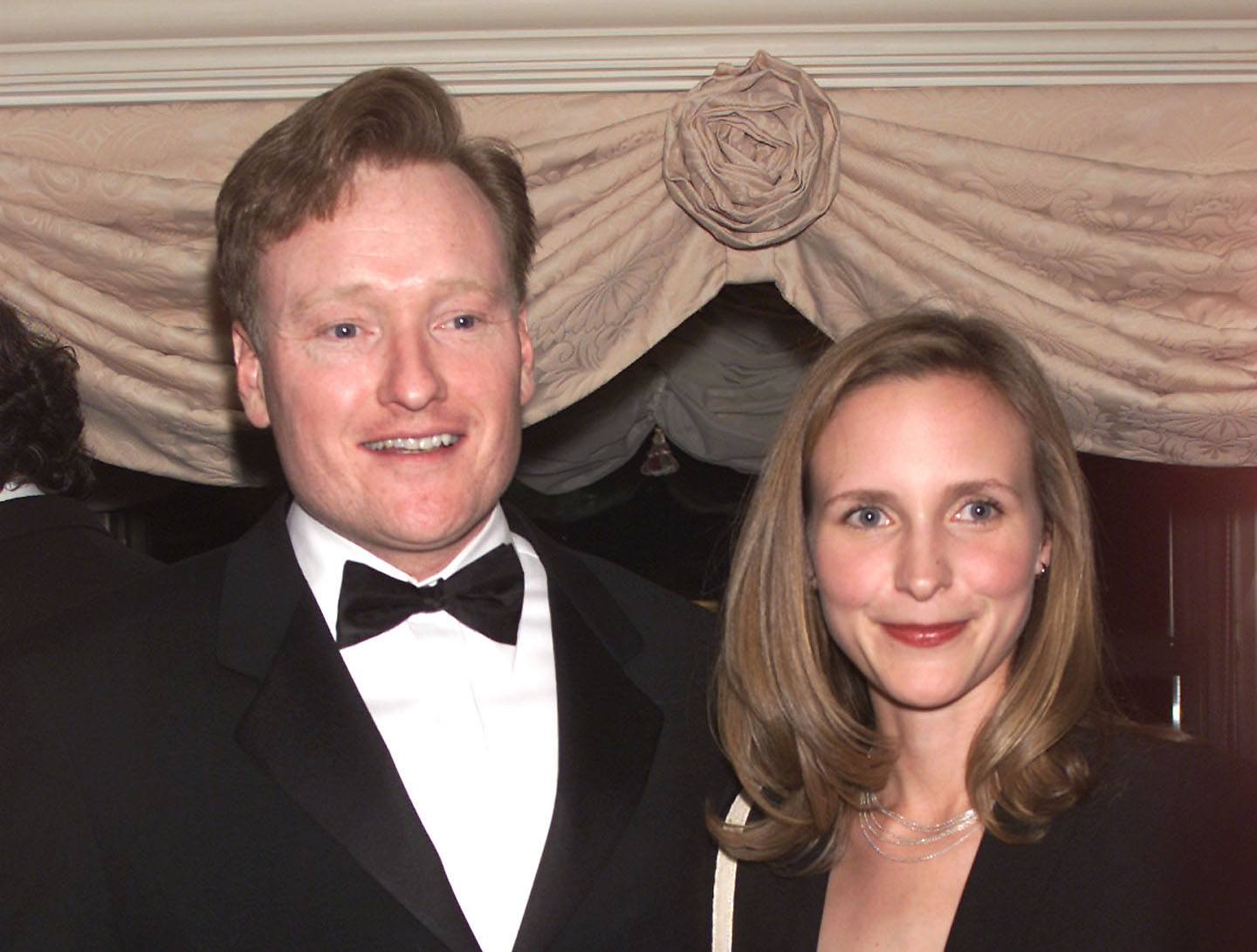 Comedian Conan O'Brien and Liza Powel