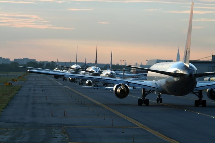 planes lined up