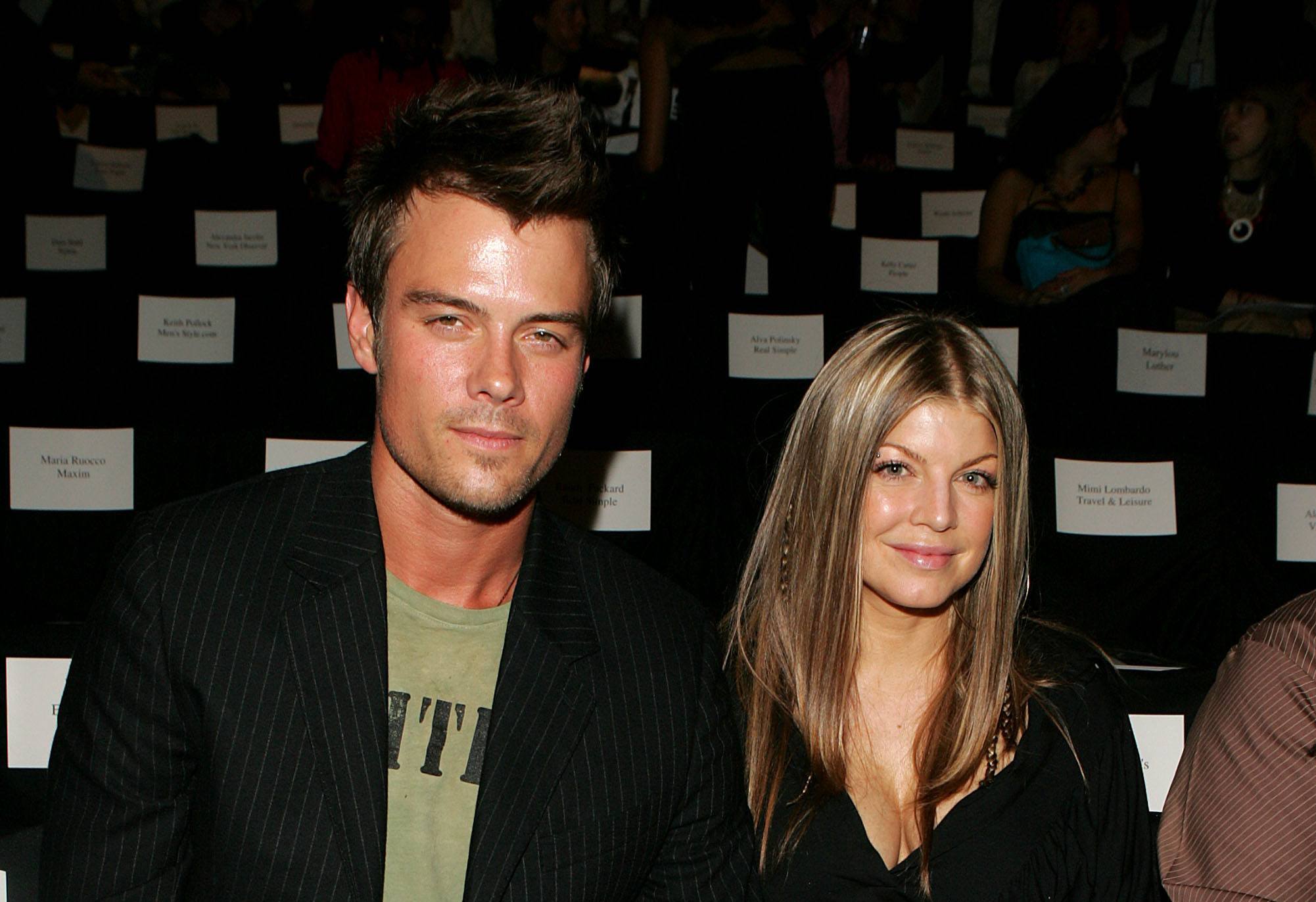 Actor Josh Duhamel and singer Fergie.