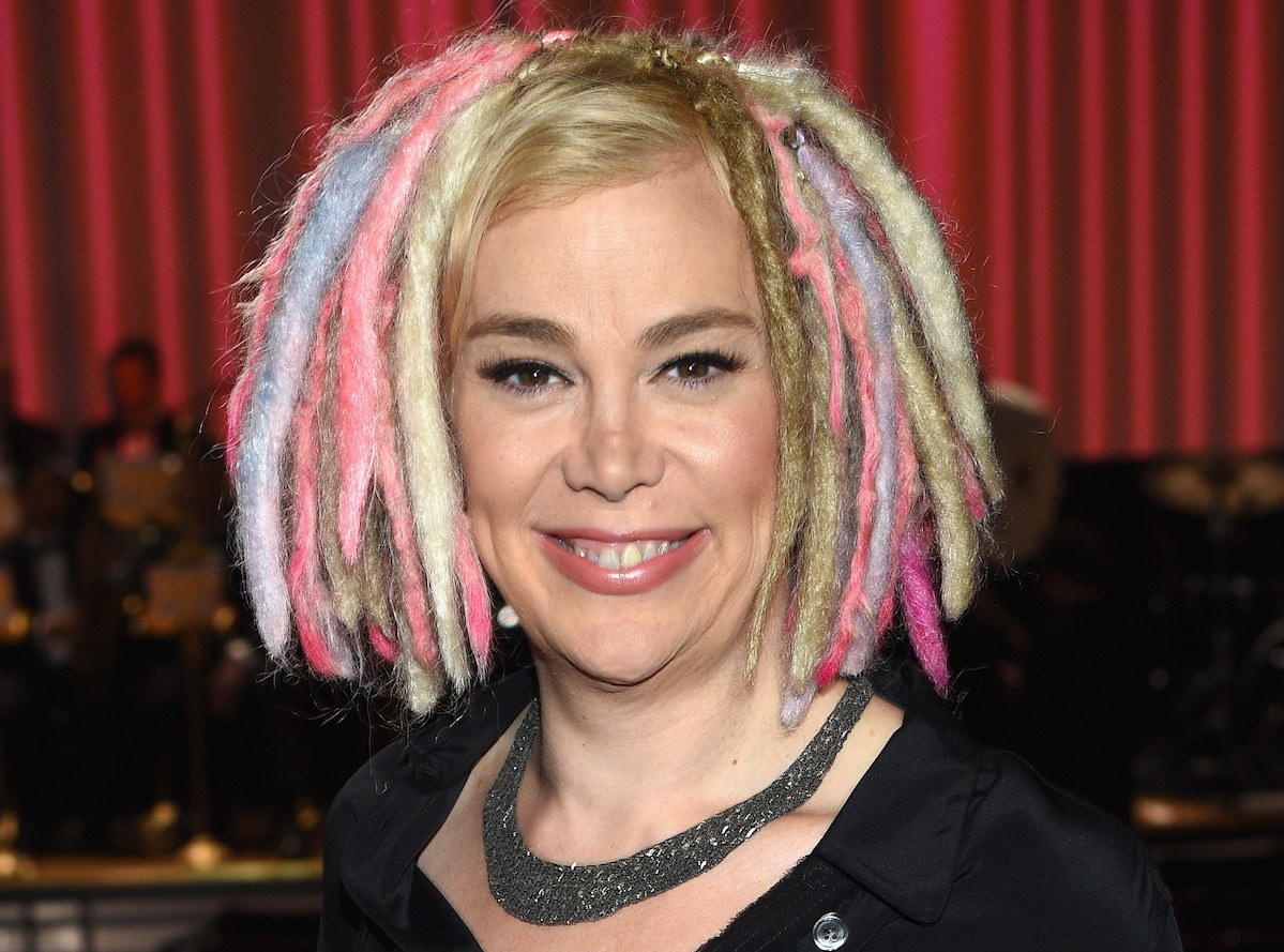 Filmmaker Lana Wachowski at a Marc Jacobs fashion show.