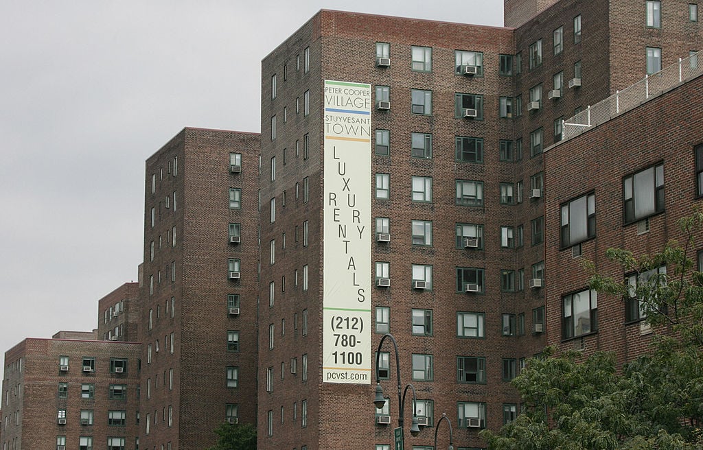 Old New York apartment buildings