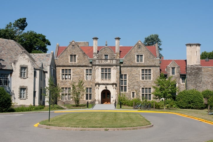Residence halls on the campus of Bard College