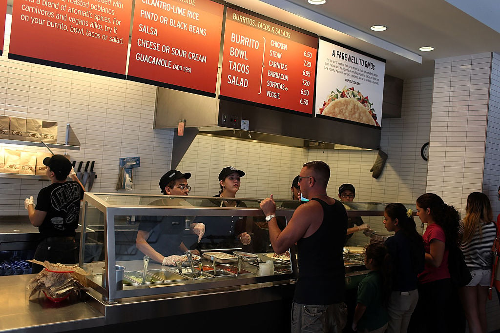 Chipotle announced it will only use non-GMO ingredients in its food