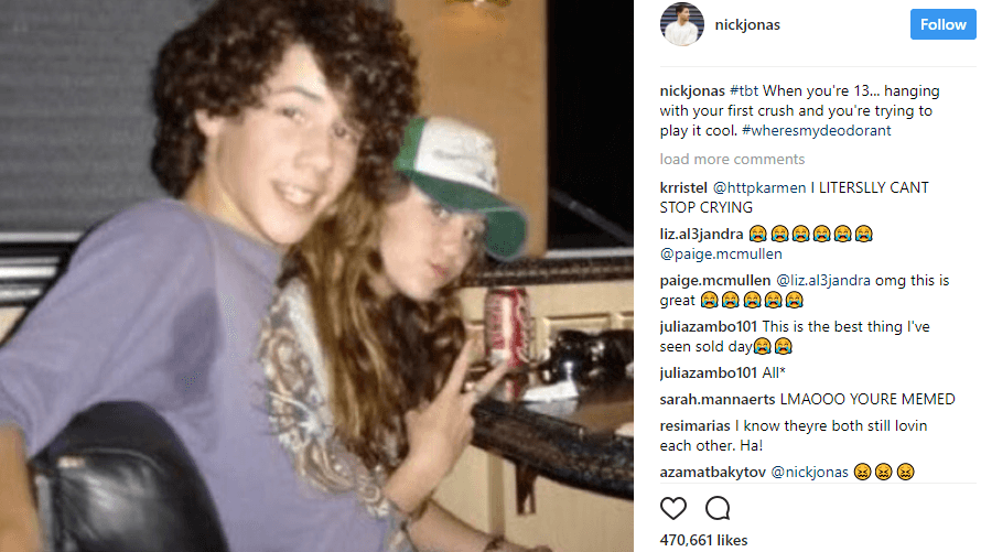Miley Cyrus and Nick Jonas Miley Cyrus and Nick Jonas