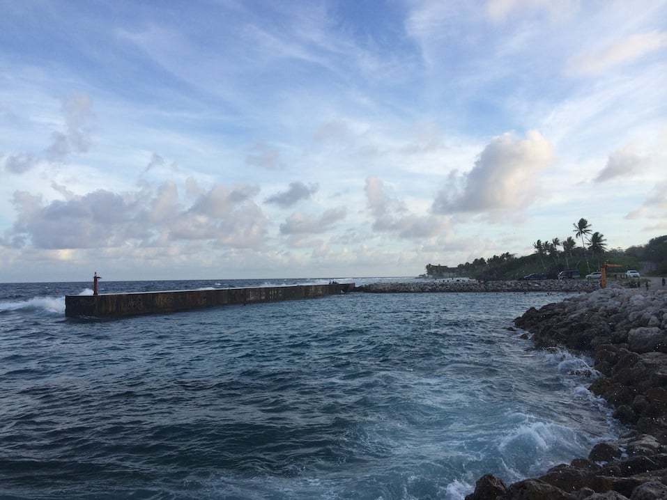 The Republic of Nauru's only boat harbour