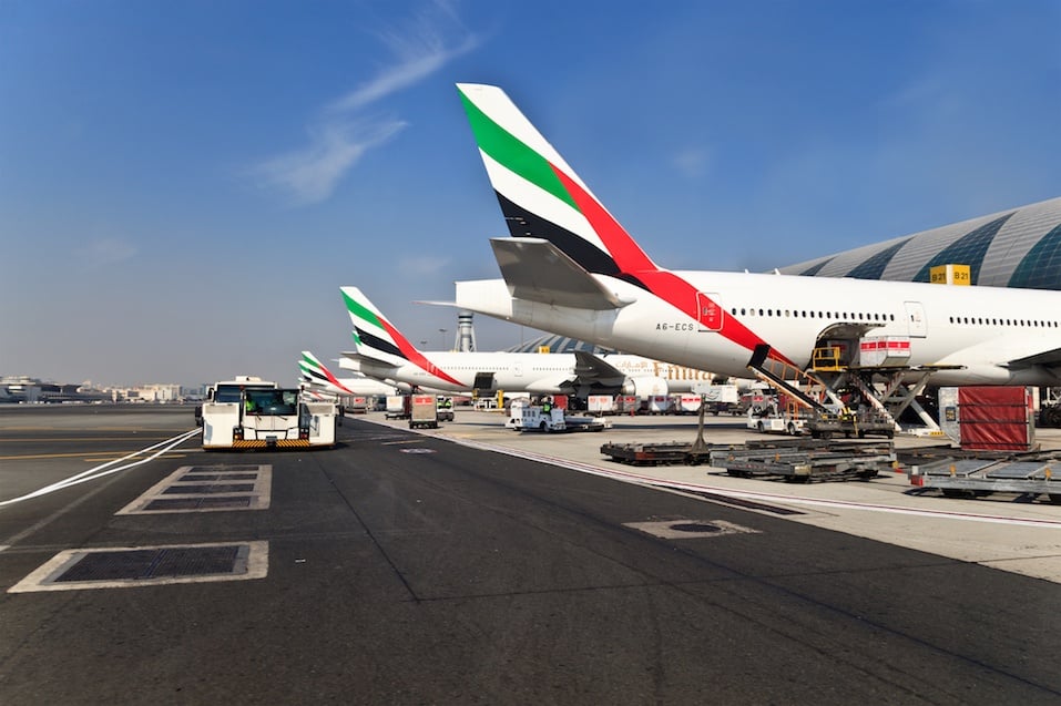 Emirates airlines planes