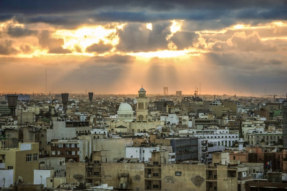 Tripoli skyline, Libya