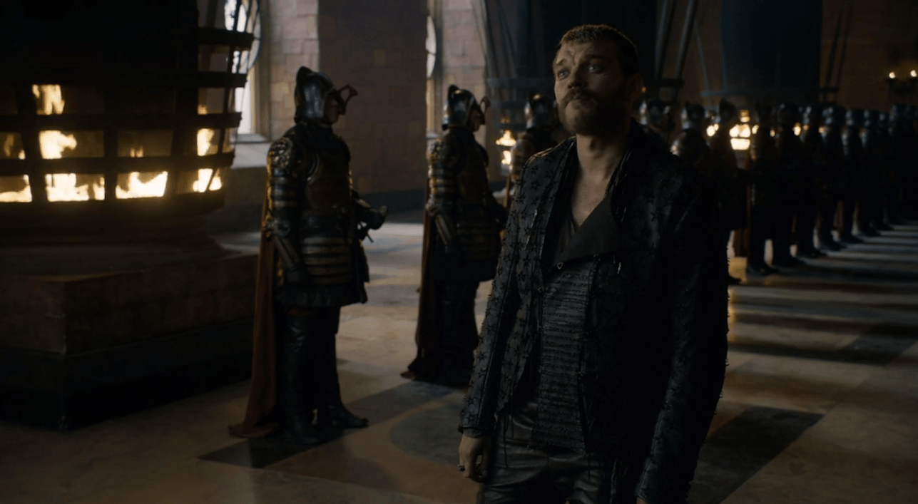 Euron Greyjoy in a scene from the Season 7 premiere of 'Game of Thrones.'