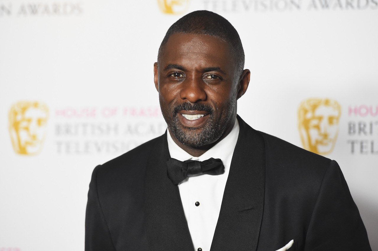 Actor Idris Elba poses in the Winners room at the House Of Fraser British Academy Television Awards 2016 at the Royal Festival Hall on May 8, 2016 in London, England. 