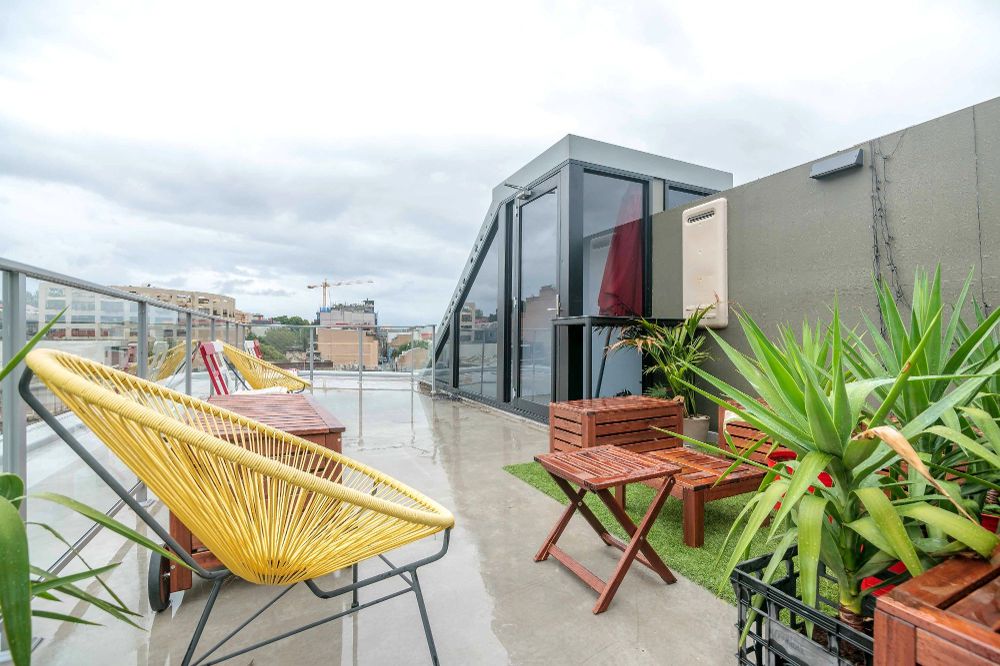 outdoor space at Airbnb's Syndey, Australia office