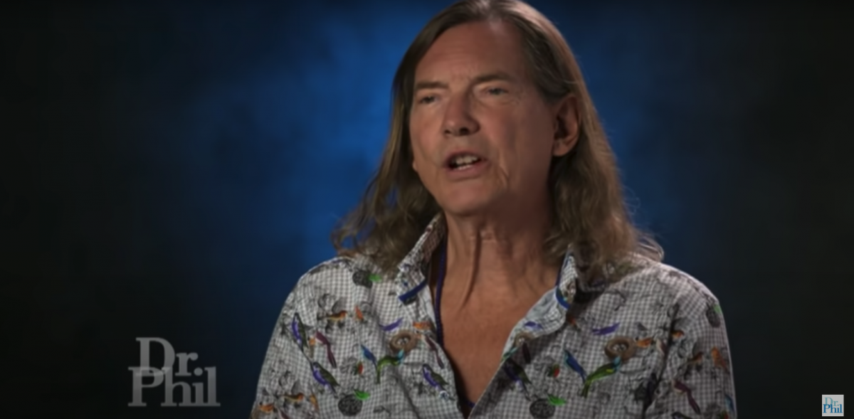 Bill Hutchinson von Lifetimes „Marrying Millions“ bei einem Auftritt in „Dr. Phil'
