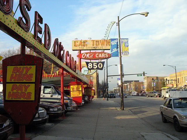 used car dealership
