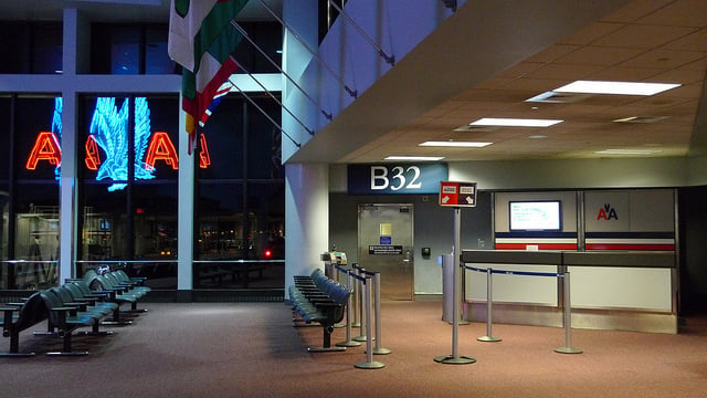 airport, airline, American Airlines, travel, gate