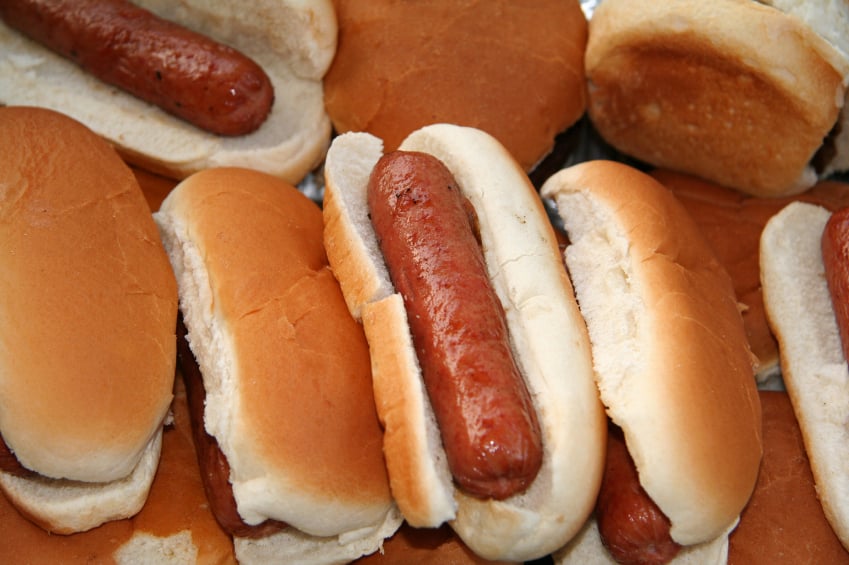 Hot Dogs in buns