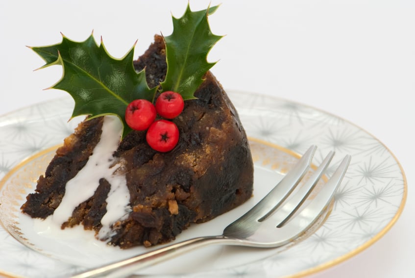 Christmas Pudding Slice, cake
