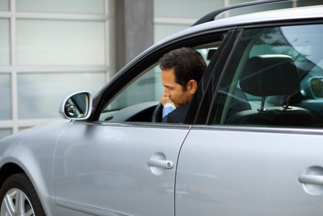 Man driving Man driving