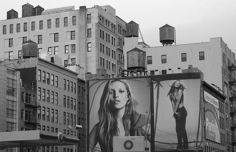 Kate Moss billboard