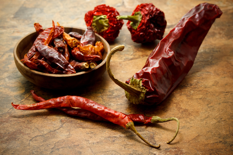 Dried chili peppers