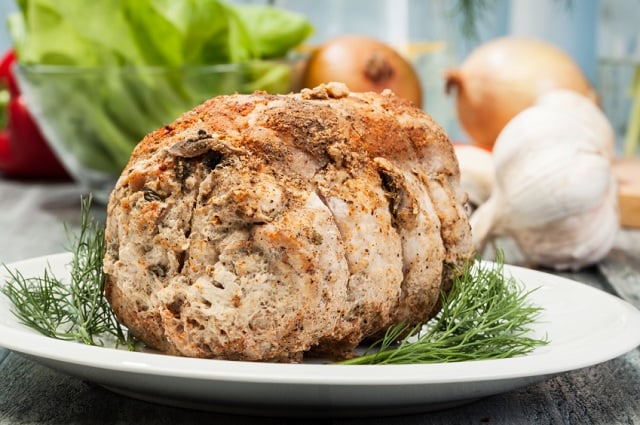 Stuffed pork loin roast