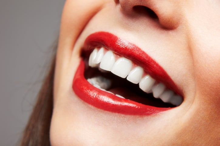 a woman's mouth