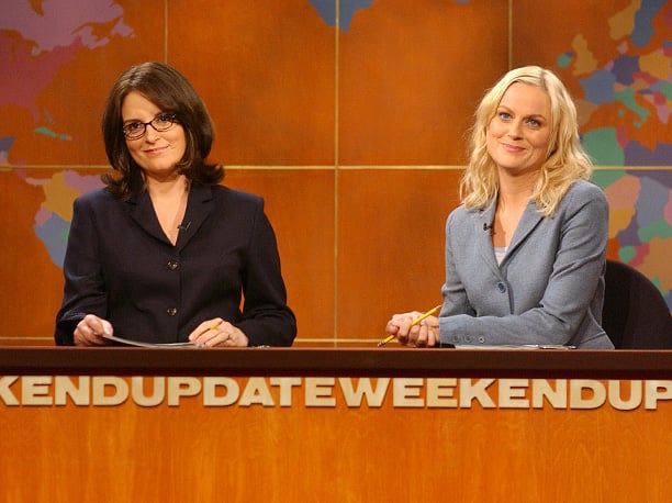 Amy Poehler, Tina Fey, SNL, Weekend Update, news anchors, journalism