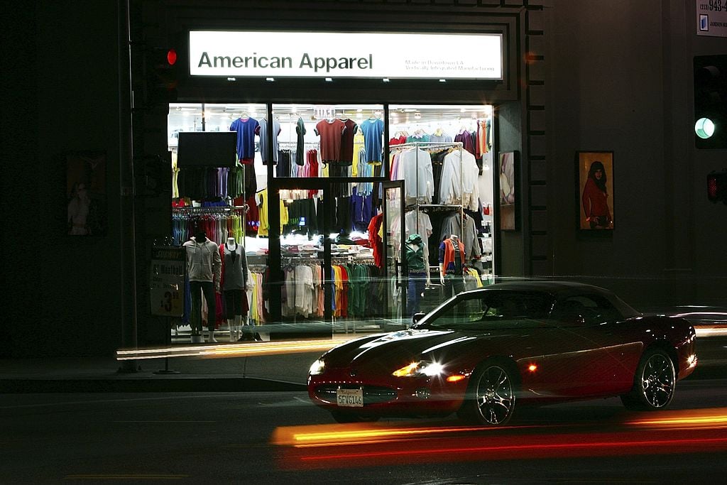 An American Apparel store in Los Angeles, California in 2006