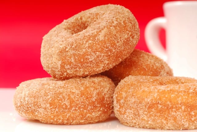 Rosquillas de azúcar con canela