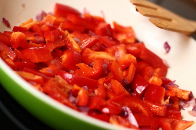 cooking peppers