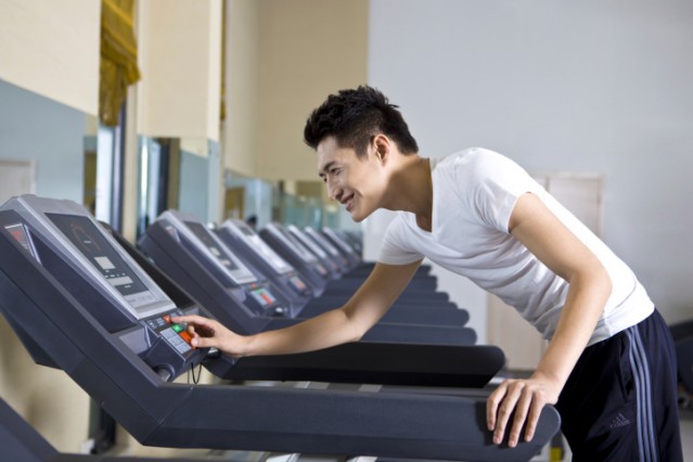 treadmill, workout, fitness, exercise, man