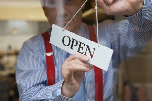 open for business