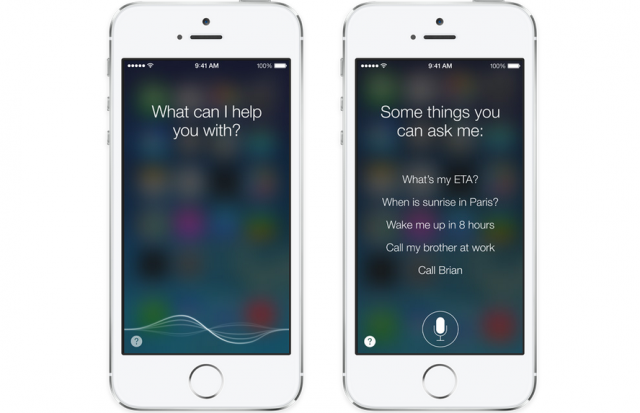 Apple iOS 7 Siri
