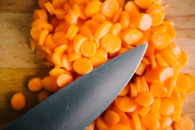 Sliced carrots