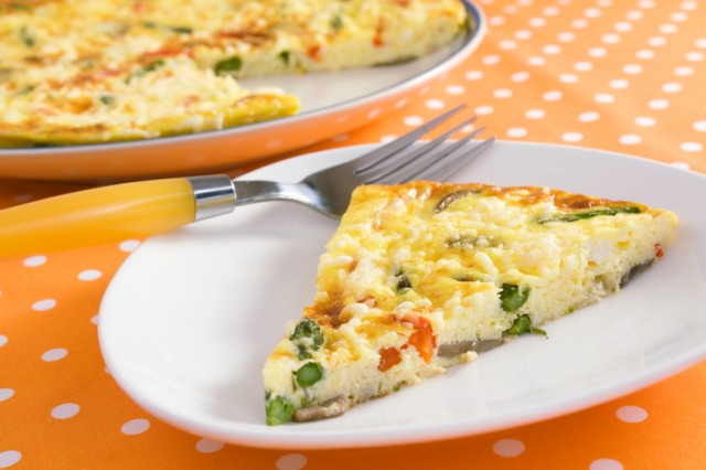 frittata with spinach