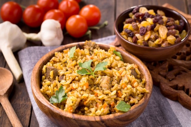 rice pilaf with herbs