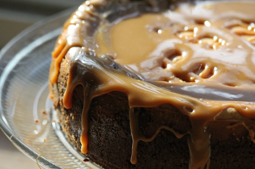 Caramel cheesecake