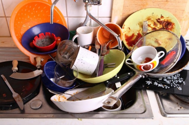 dirty dishes