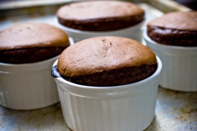 red velvet souffles