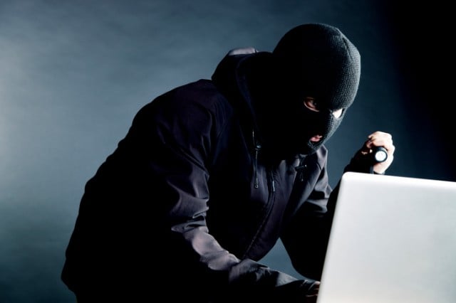 Thief stealing credit information