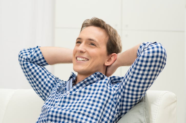 smiling man